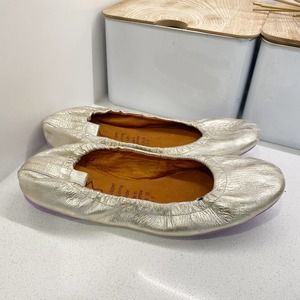 Amada Made By Hand Ballet Flat Print Leather Women's size 7.5